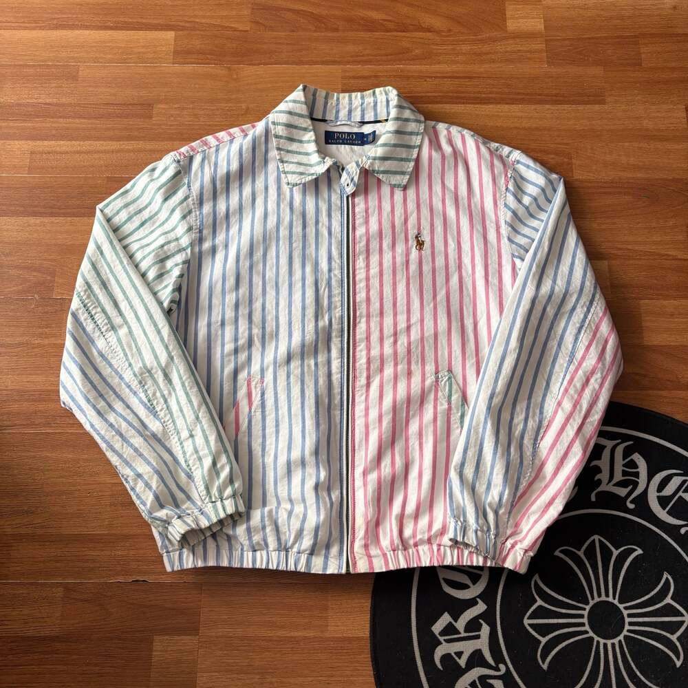 Polo Ralph Lauren Men's  Multi Stripe Bayport Windbreaker Jacket